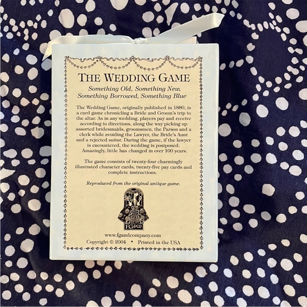 The Wedding Game - Reproduction of the
F.G. & Co Card Game 1880 - Picture 8 of 10